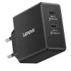 Блок питания к ноутбуку Lenovo Dual USB-C 65W GaN Charger (40AW065BEU) изображение 6