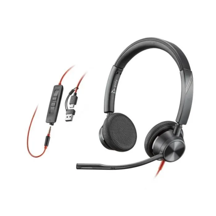 Наушники Poly Blackwire 3325 USB-C/A Black (8X221AA)