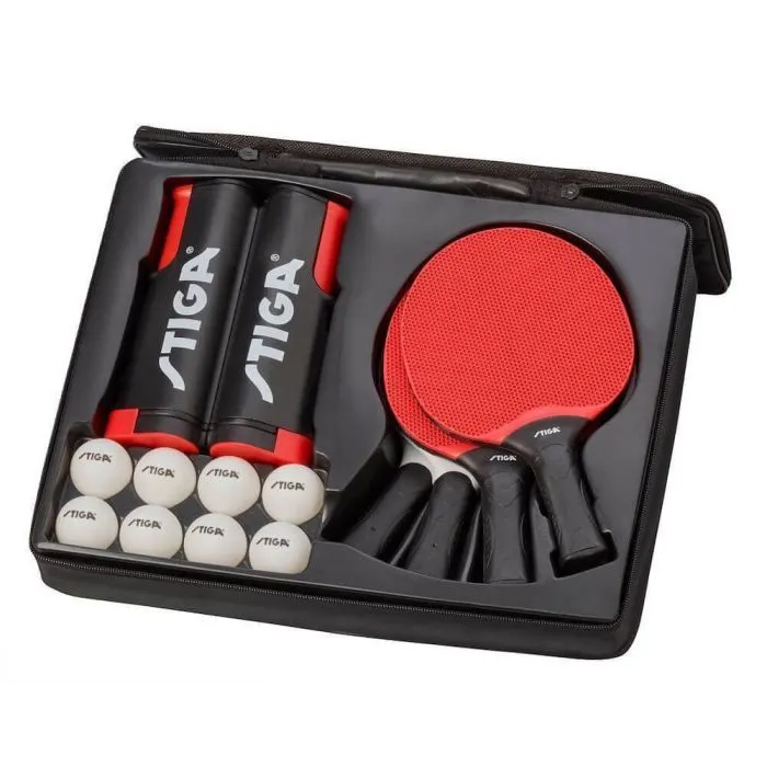 Комплект для настольного тенниса Stiga Seasons Anywhere 4 Bats&8 Balls&Net (1230-0122-01) (932369)