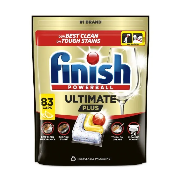 Таблетки для посудомоечных машин Finish Ultimate Plus Лимон 83 шт. (5900627119695)