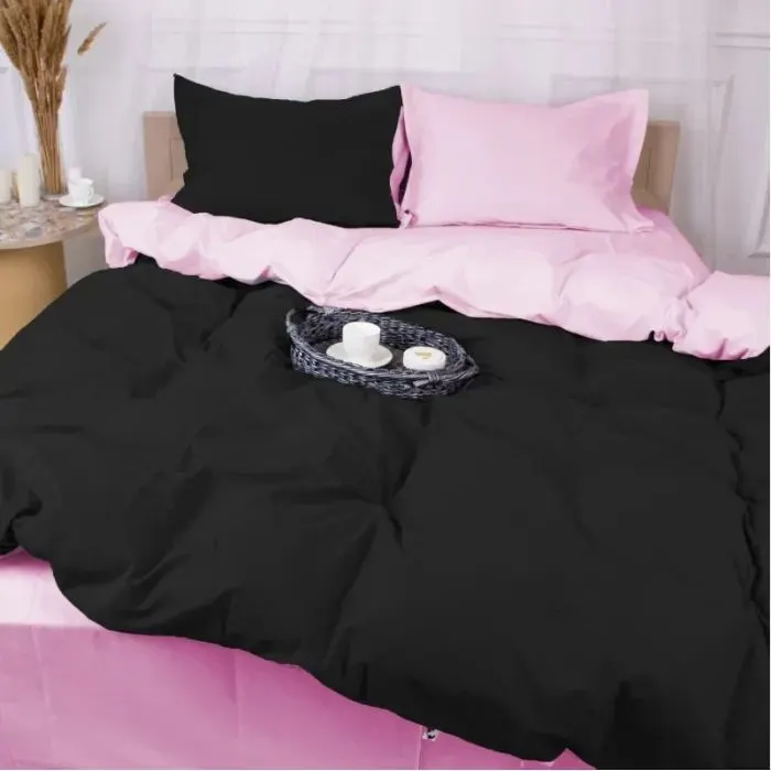 Постільна білизна MirSon Poplin Line 018 + 099 Ammon 200 x 220 (2200006283805) зображення 5