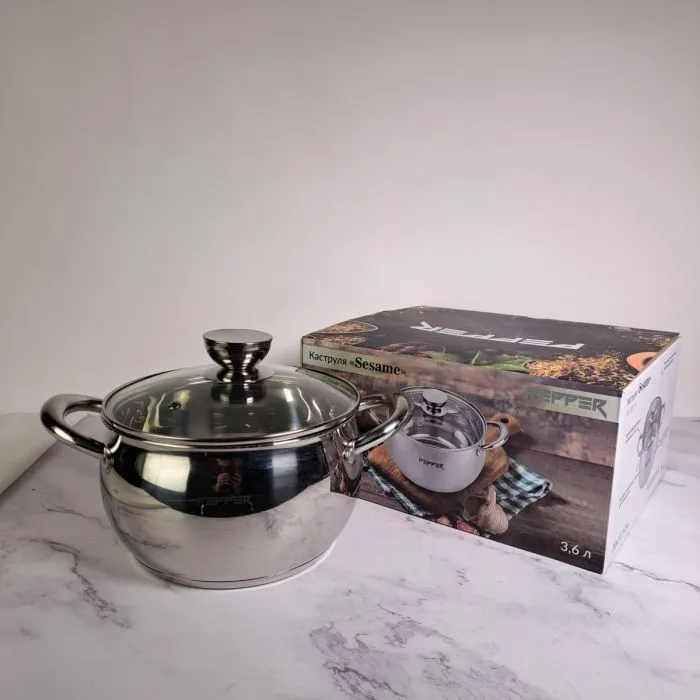 Каструля Pepper Sesame 2,6 л (PR-1202-18) зображення 5