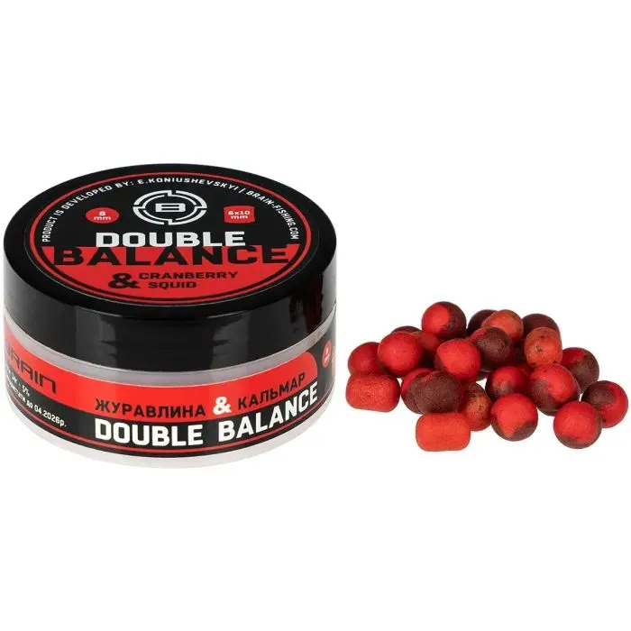 Бойл Brain Double Balance Cranberry & Squid (журавлина + кальмар) 08+06х10mm (1858.81.43)