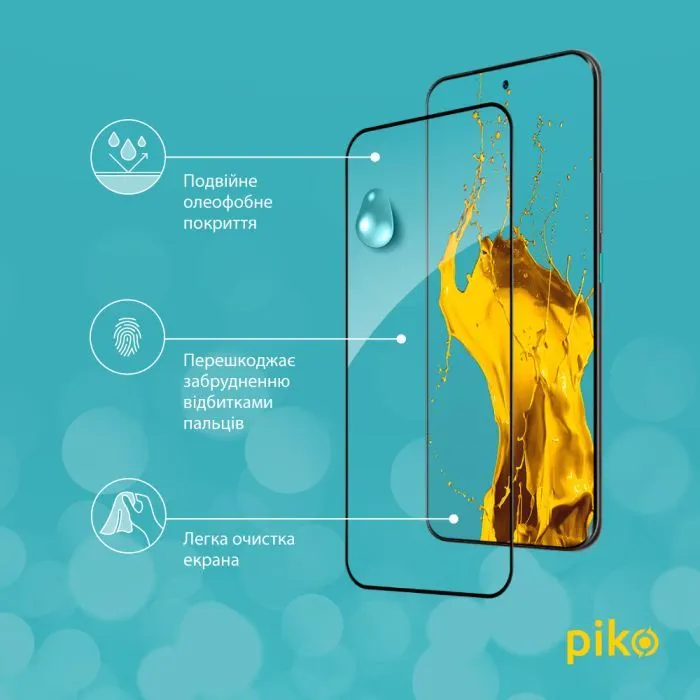 Скло захисне Piko Full Glue ESD Infinix Hot 60 Pro Plus Black (1283126630200) зображення 5