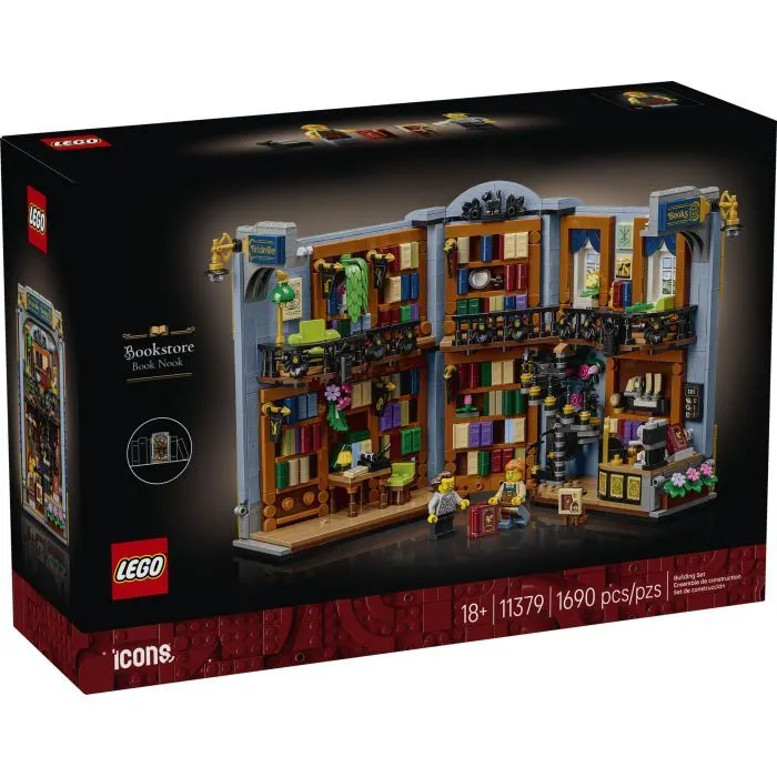 Конструктор LEGO Icons Книгарня: книжковий куточок (11379)