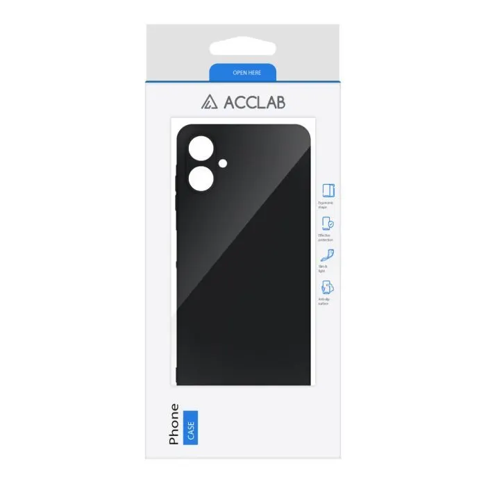 Чохол до мобільного телефона ACCLAB Silicone Samsung Galaxy A06 Black (1283126601668) зображення 2