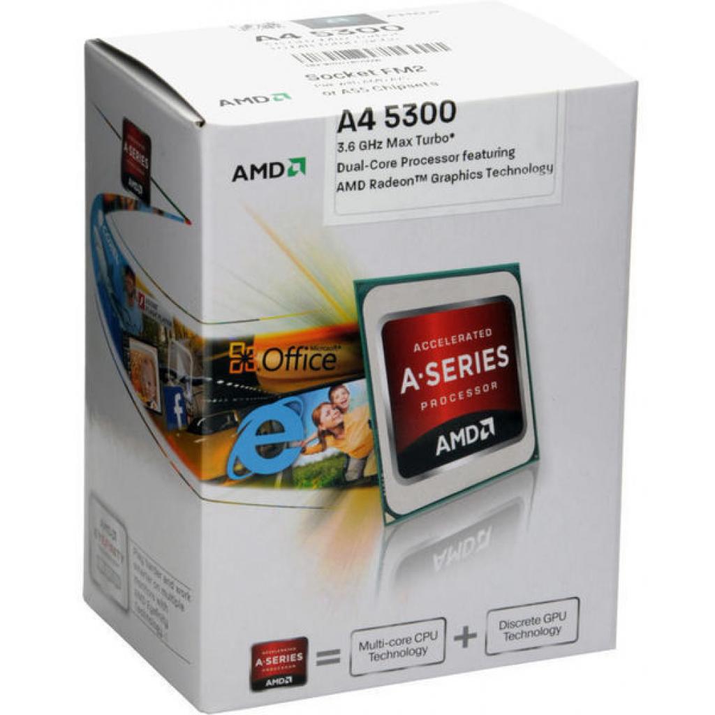 Процесор AMD A4-5300 (AD5300OKHJBOX)