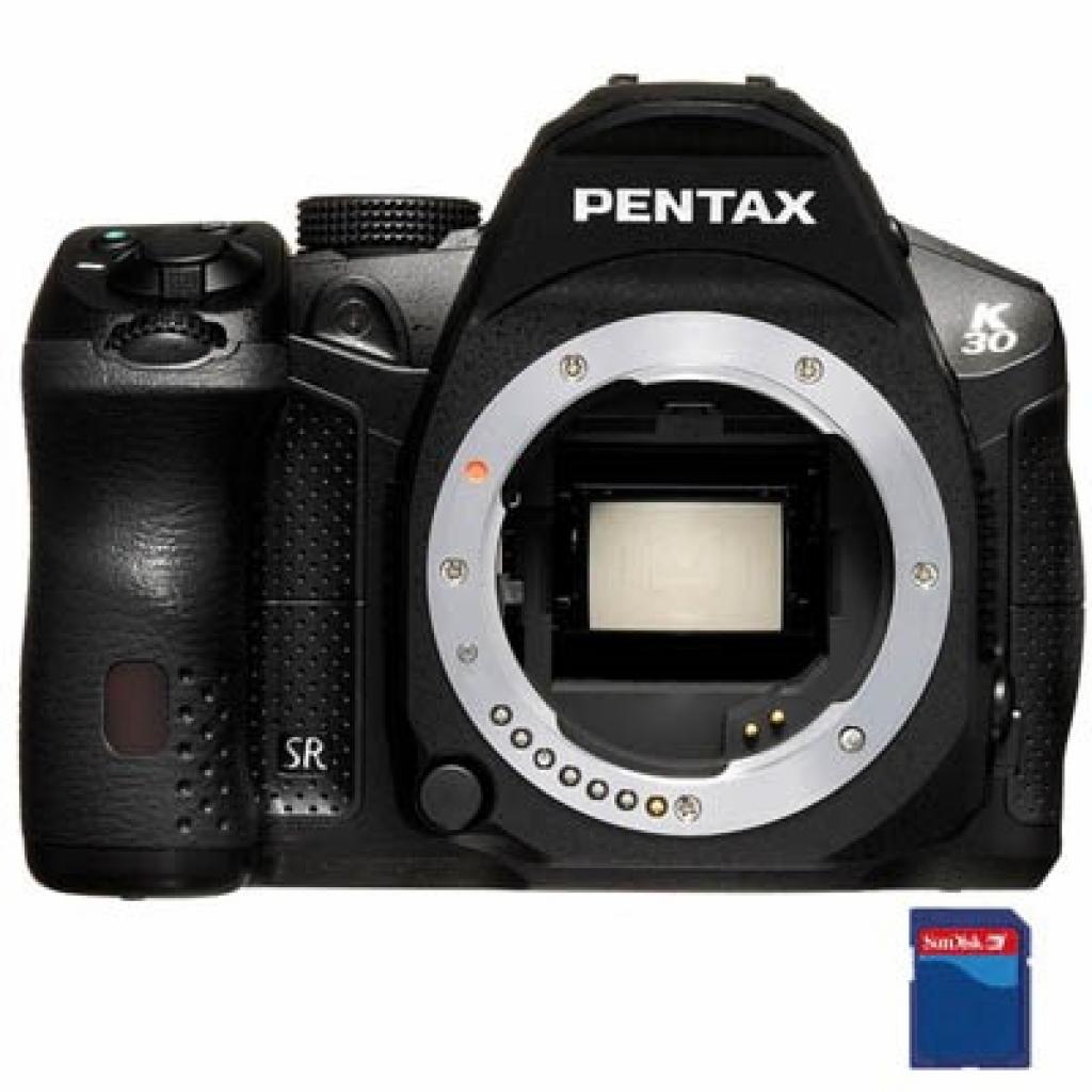 Цифровий фотоапарат Pentax K-30 black body (15612)