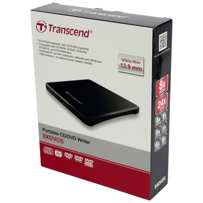 Оптический привод DVD-RW Transcend TS8XDVDS-W изображение 9