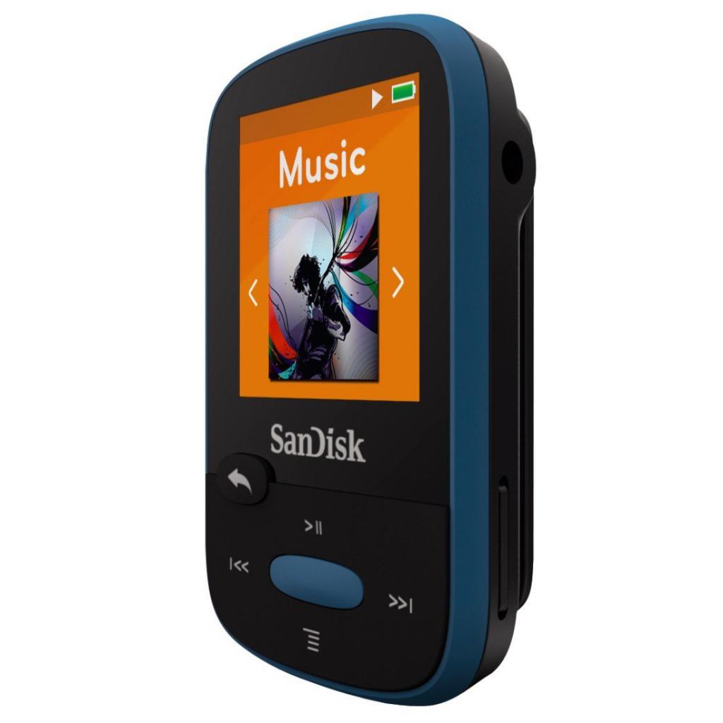 MP3 плеєр SanDisk Sansa Clip Sport 8GB Blue (SDMX24-008G-G46B) зображення 4