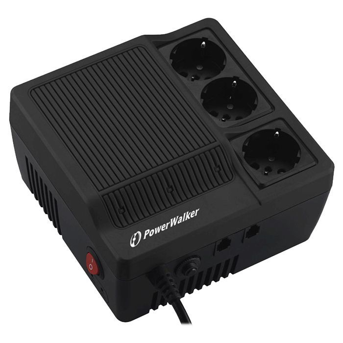 Стабілізатор PowerWalker PowerWalker AVR 1200VA (10120302)