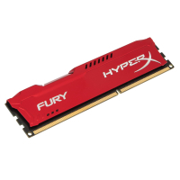 Модуль памяти для компьютера DDR3 4Gb 1866 MHz HyperX Fury Red Kingston Fury (ex.HyperX) (HX318C10FR/4) изображение 2