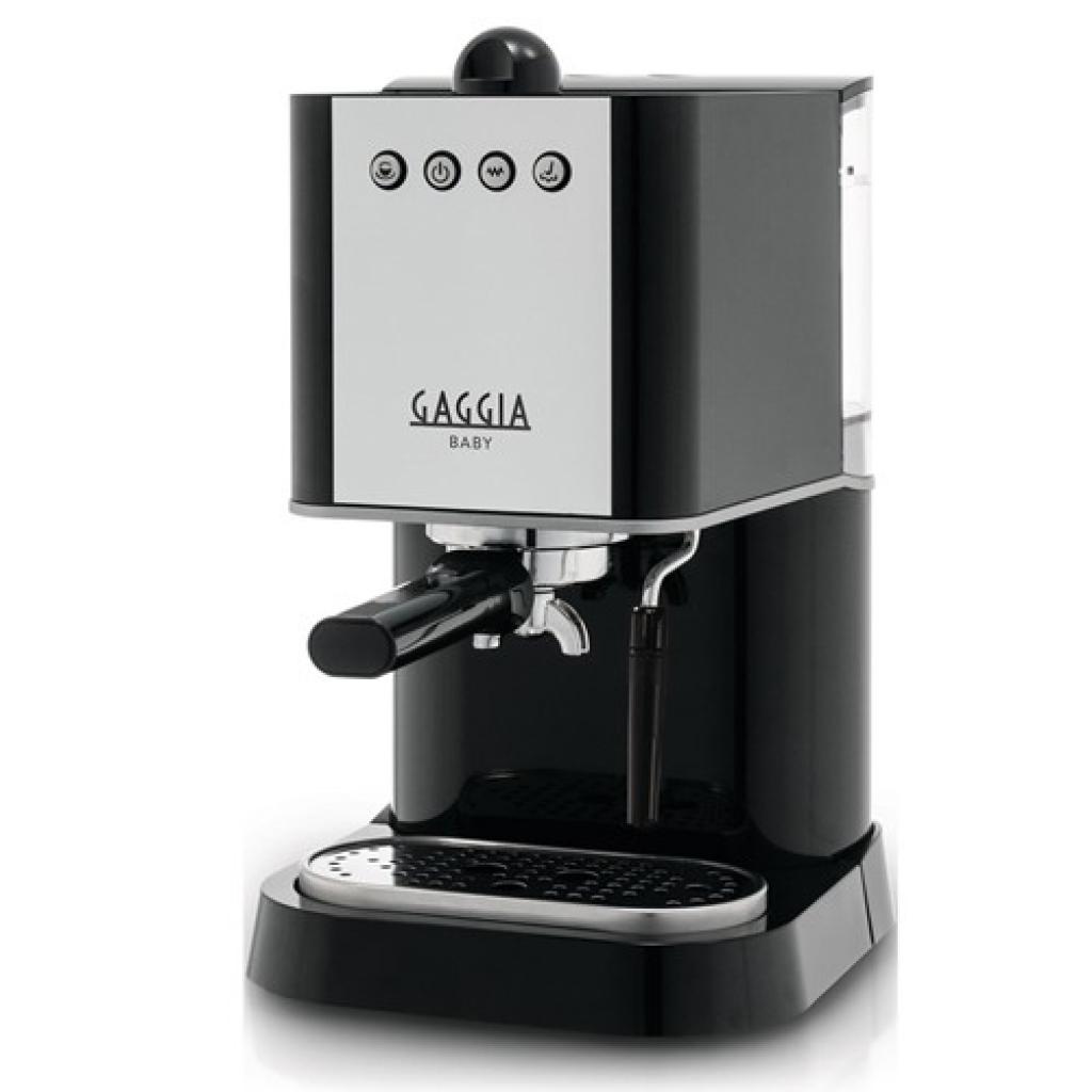 Ріжкова кавоварка еспресо Gaggia New Baby Black