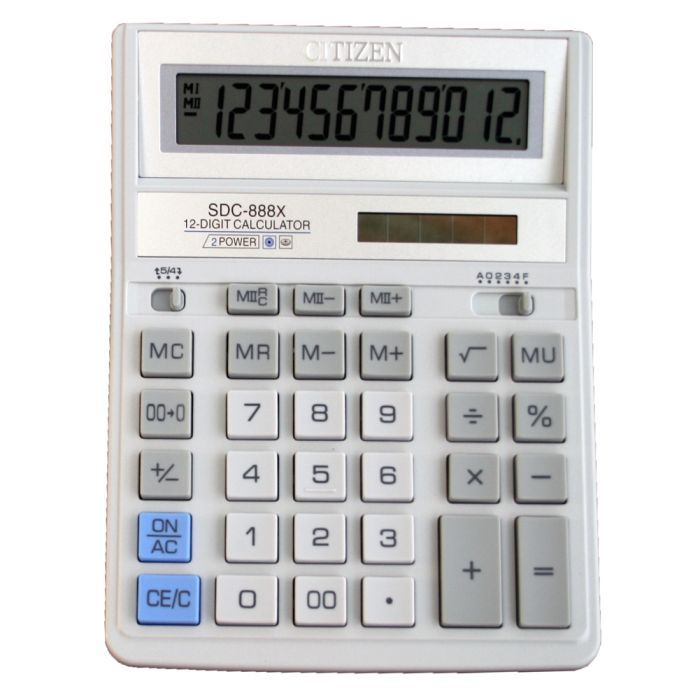 Калькулятор Citizen SDC-888XWH