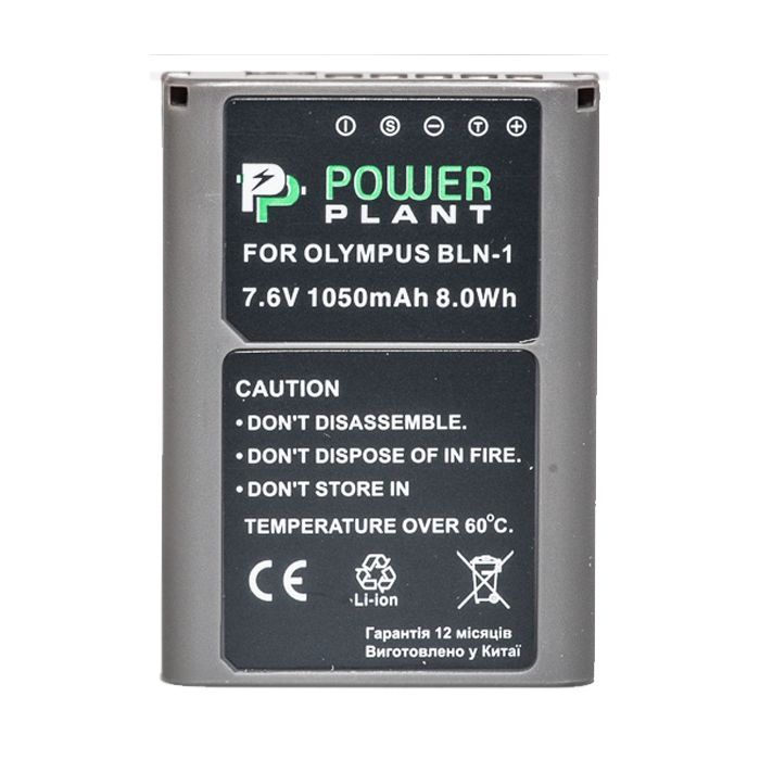 Аккумулятор к фото/видео PowerPlant Olympus PS-BLN1 (DV00DV1332) изображение 2