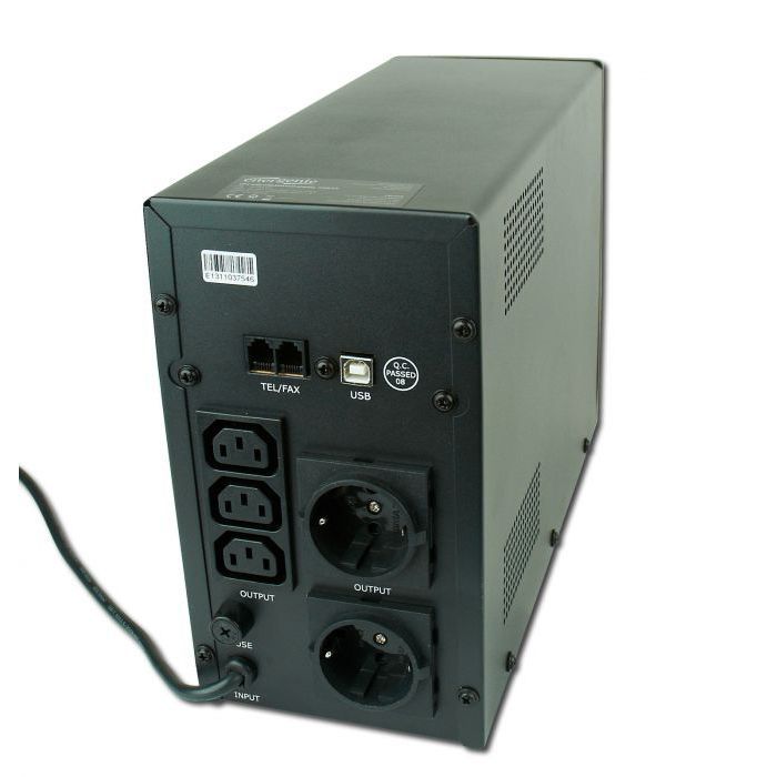 Источник бесперебойного питания EnerGenie EG-UPS-034 1500VA LCD (EG-UPS-034) изображение 3