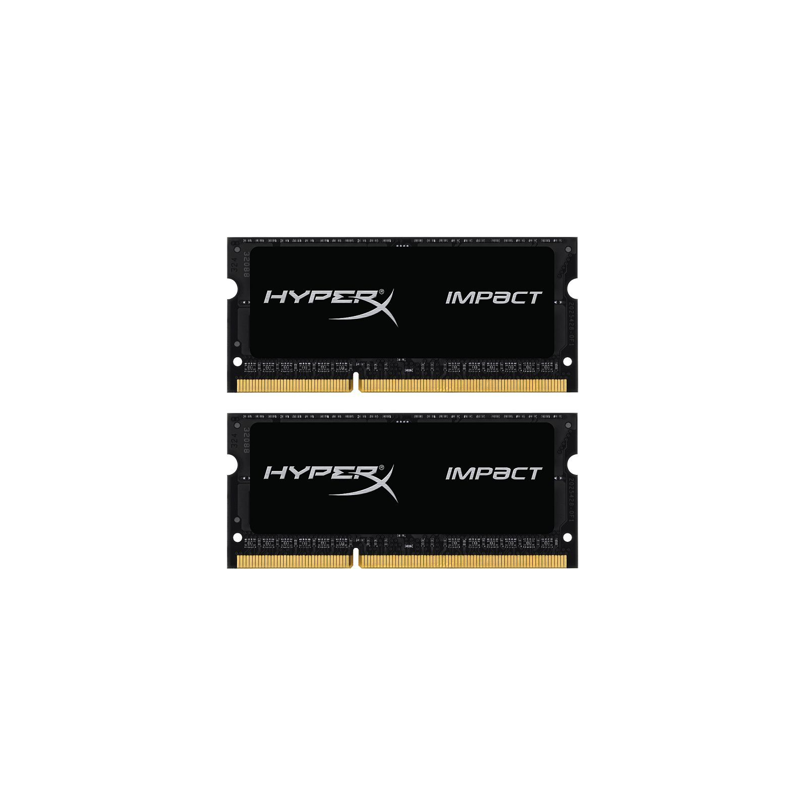 Модуль пам'яті для ноутбука SoDIMM DDR3L 8GB (2x4GB) 1600 MHz HyperX Impact Kingston Fury (ex.HyperX) (HX316LS9IBK2/8)