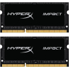 Модуль памяти для ноутбука SoDIMM DDR3L 8GB (2x4GB) 1600 MHz HyperX Impact Kingston Fury (ex.HyperX) (HX316LS9IBK2/8)