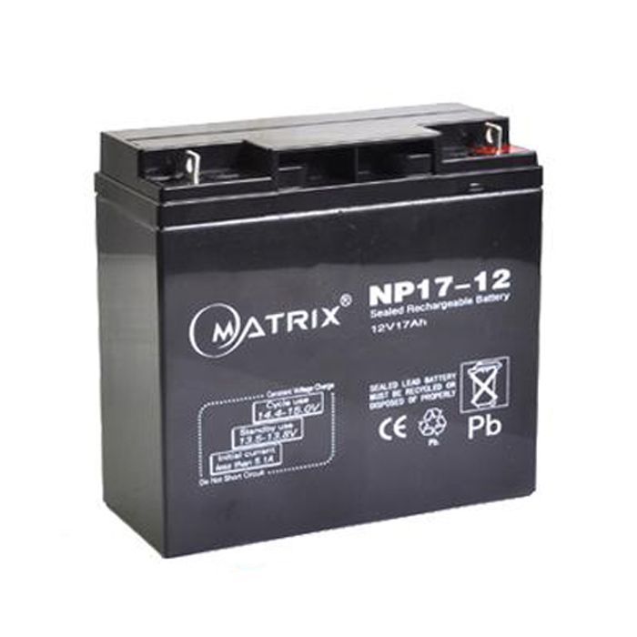 Батарея к ИБП Matrix 12V 17AH (NP17-12) > цены в Киеве и Украине Батарея к ИБП Matrix 12V 17AH (NP17-12)