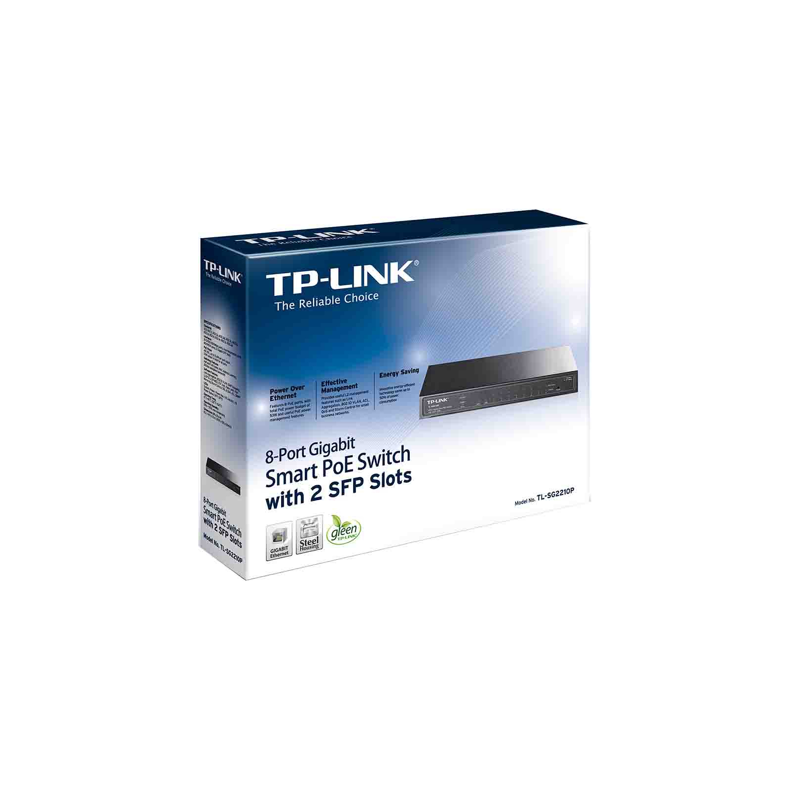 Коммутатор сетевой TP-Link TL-SG2210P изображение 3