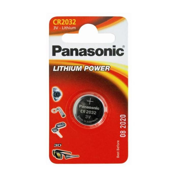 Батарейка Panasonic CR 2032 Lithium * 1 (CR-2032EL/1B)