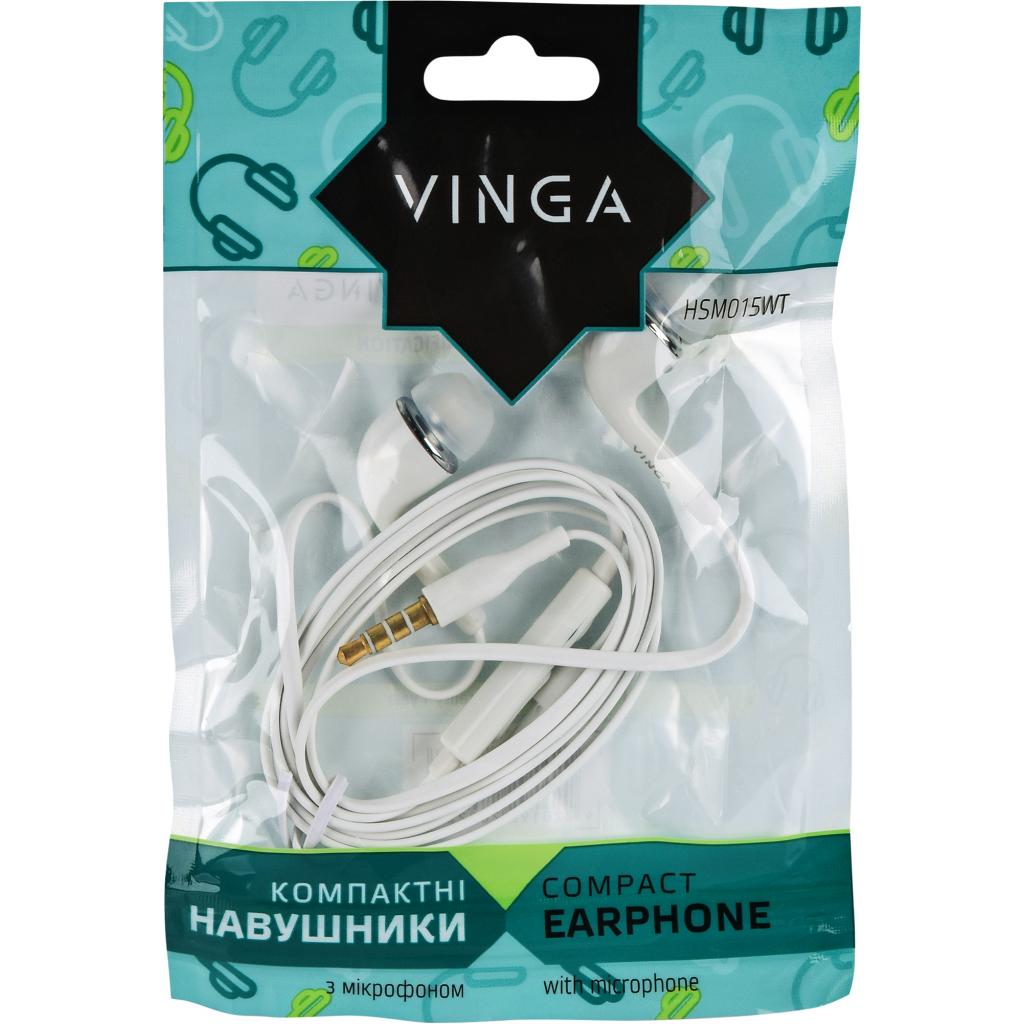 Навушники Vinga HSM015 White (HSM015WT) зображення 4