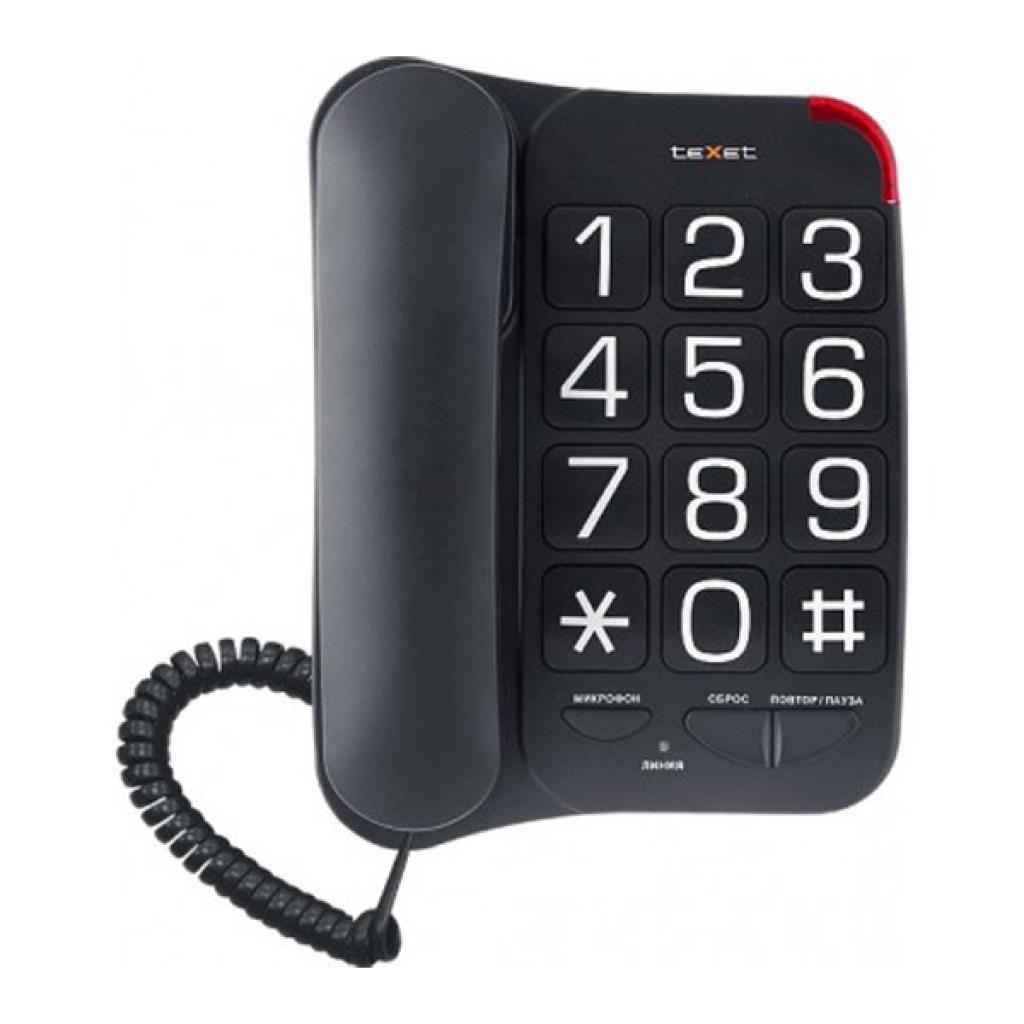 Телефон Texet TX-201 Black (TX-201) зображення 2