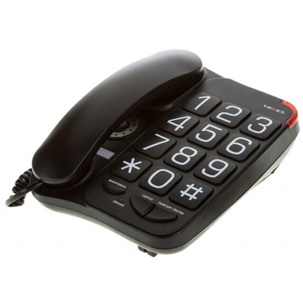 Телефон Texet TX-201 Black (TX-201)