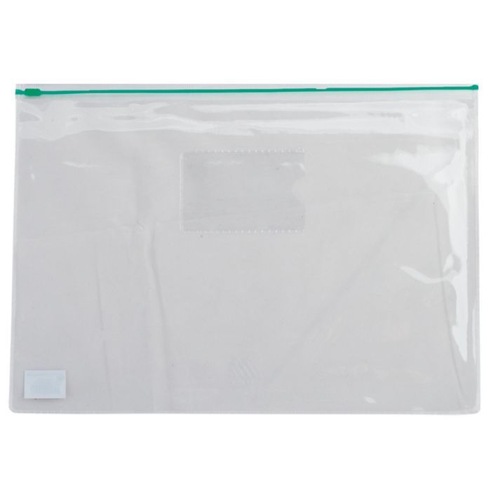 Папка на блискавці Buromax А5, plastic zipper green (BM.3947-04)