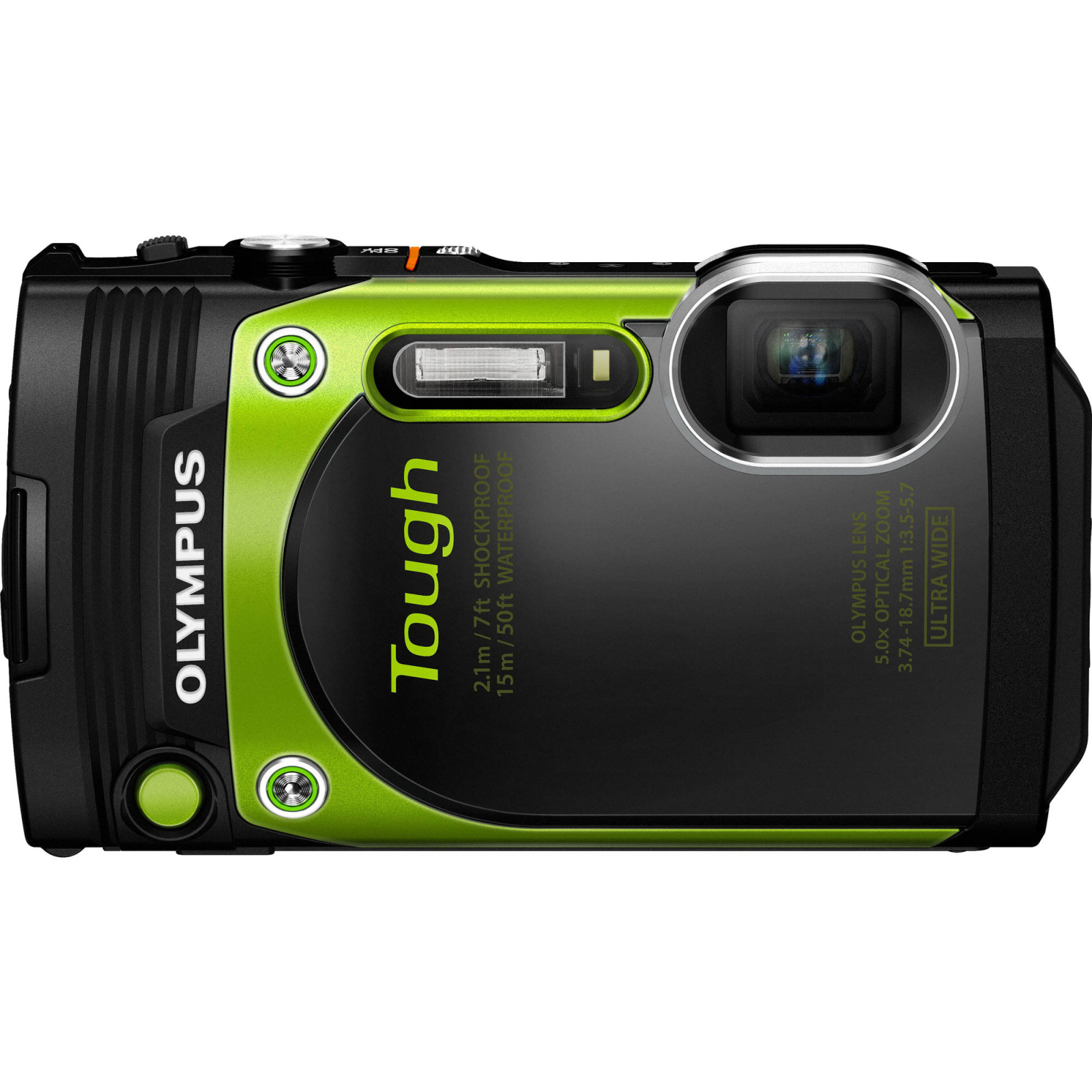 Цифровой фотоаппарат Olympus Tough TG-870 Green (Waterproof - 15m; Wi-Fi; GPS) (V104200EE000) изображение 2