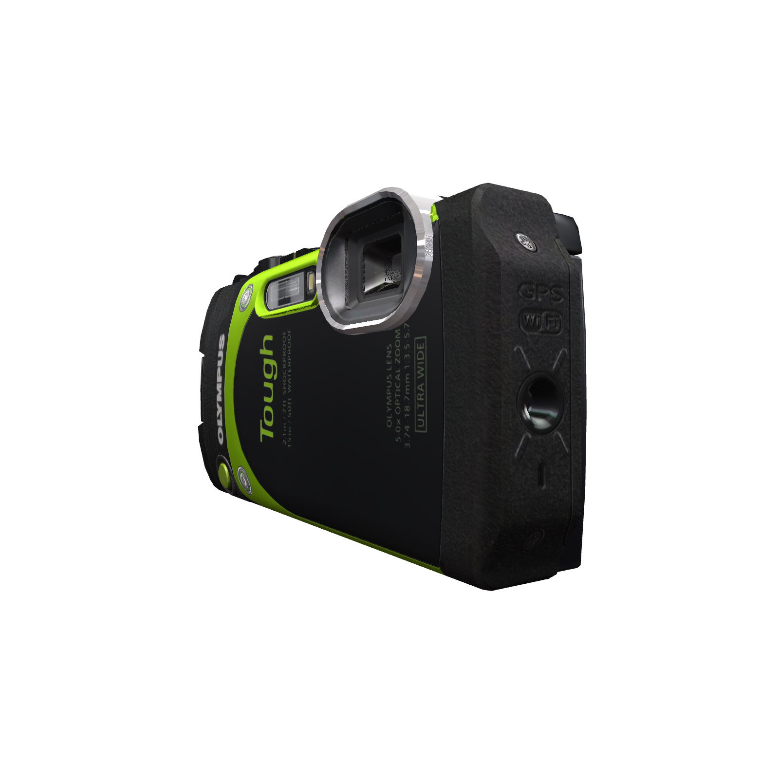 Цифровой фотоаппарат Olympus Tough TG-870 Green (Waterproof - 15m; Wi-Fi; GPS) (V104200EE000) изображение 5