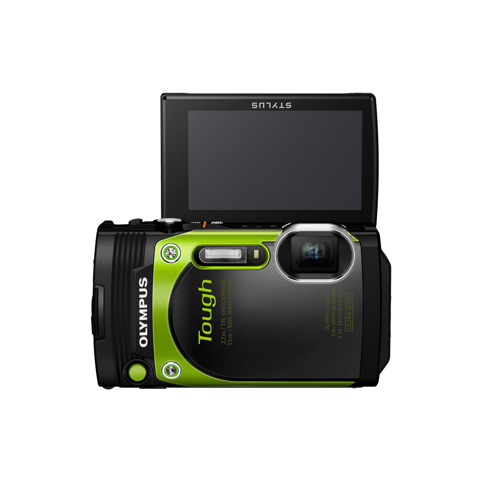 Цифровий фотоапарат Olympus Tough TG-870 Green (Waterproof - 15m; Wi-Fi; GPS) (V104200EE000) зображення 9