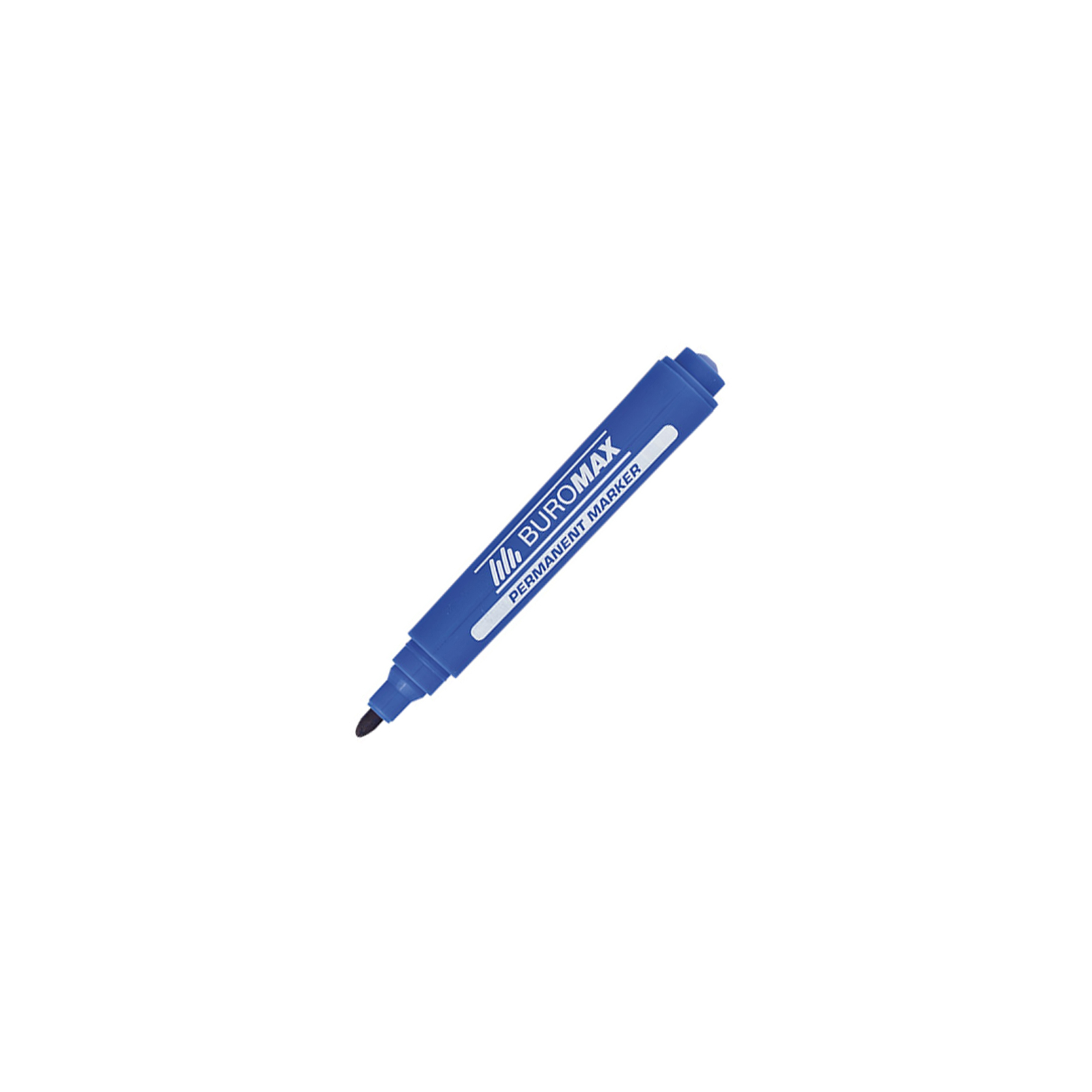 Маркер Buromax Permanent "JOBMAX", round tip, blue (BM.8700-02) изображение 2