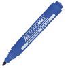 Маркер Buromax Permanent "JOBMAX", round tip, blue (BM.8700-02) зображення 2