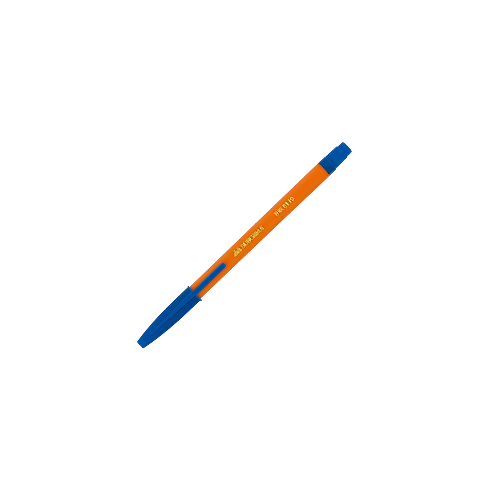Ручка шариковая Buromax non-retractable JOBMAX ORANGE, blue (BM.8119-01)