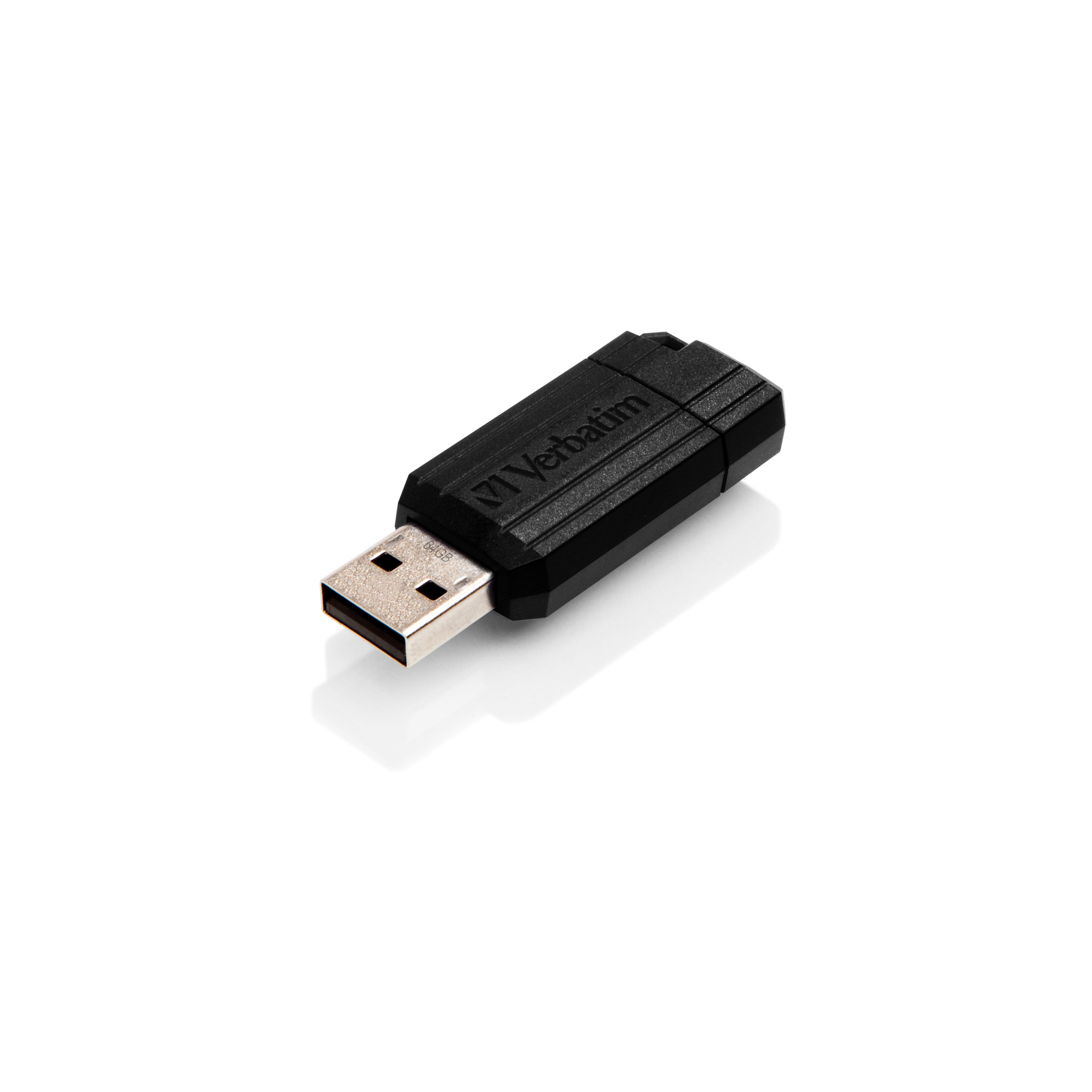 USB флеш накопичувач Verbatim 64GB Store 'n' Go PinStripe Black USB 2.0 (49065) зображення 4