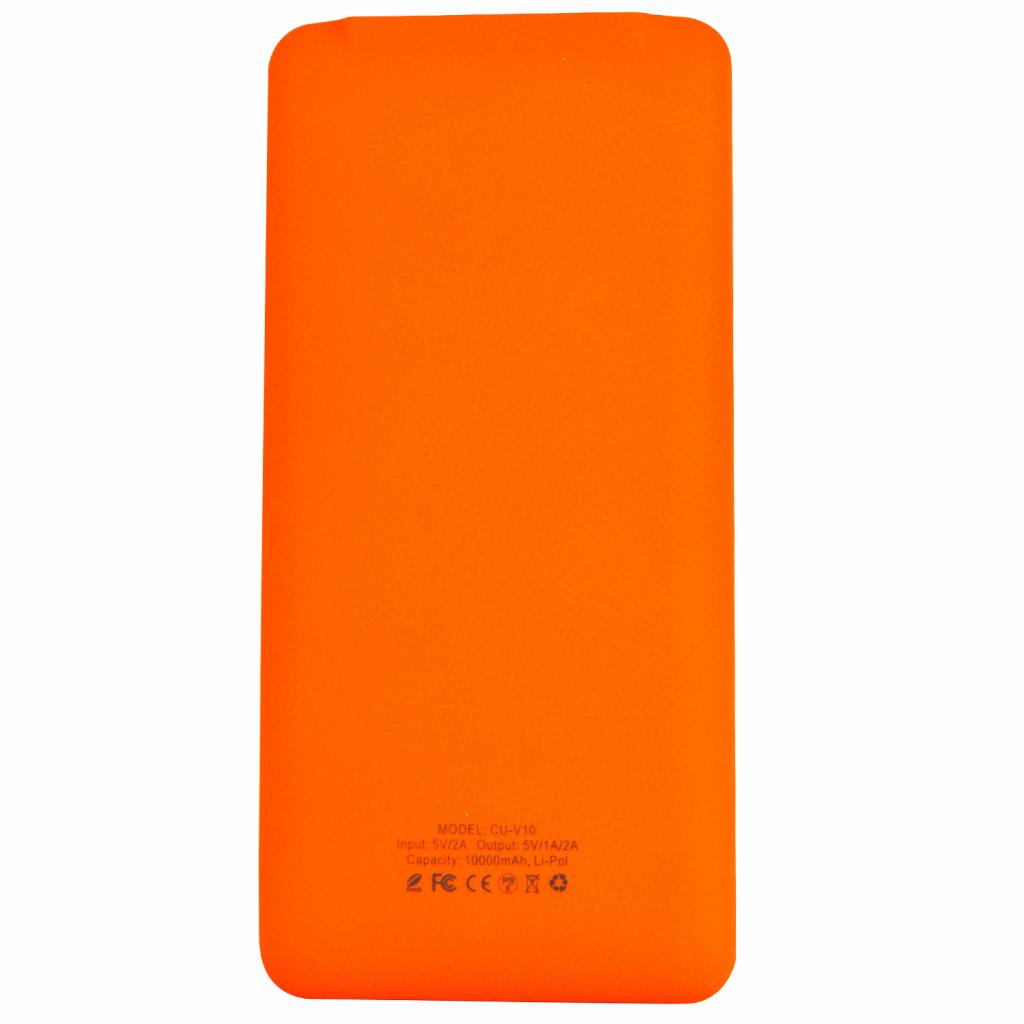 Батарея универсальная Coolup CU-V10 10000mAh Orange (BAT-CU-V10-OR) изображение 2
