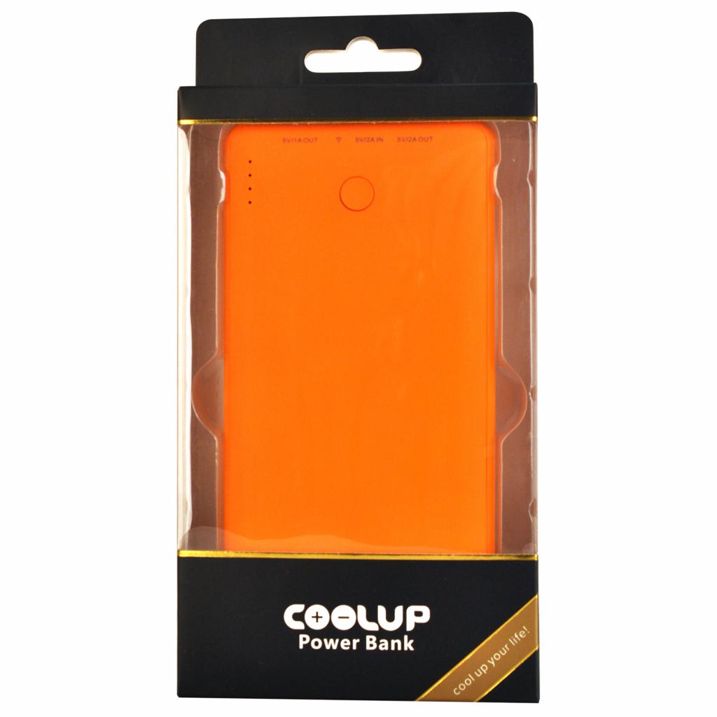 Батарея универсальная Coolup CU-V10 10000mAh Orange (BAT-CU-V10-OR) изображение 4
