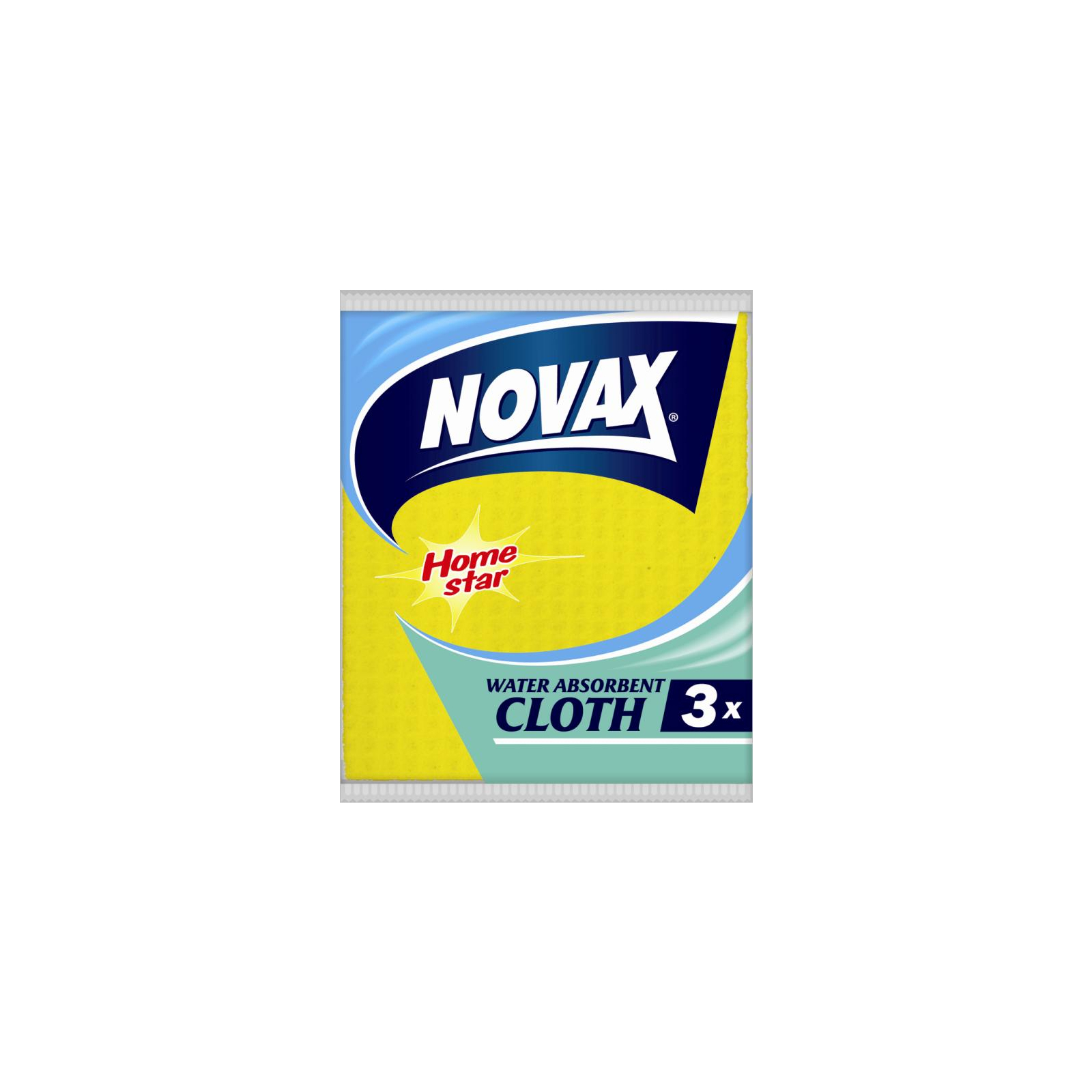 Серветки для прибирання Novax вологопоглинаючі 3 шт. (4823058303383)