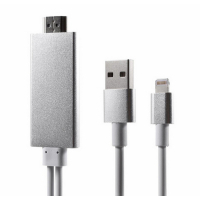 Переходник MHL Apple 8 Pin to HDMI Dynamode (MHL-HDMI-iPhone silver) изображение 2