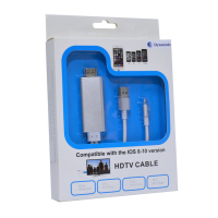 Переходник MHL Apple 8 Pin to HDMI Dynamode (MHL-HDMI-iPhone silver) изображение 3