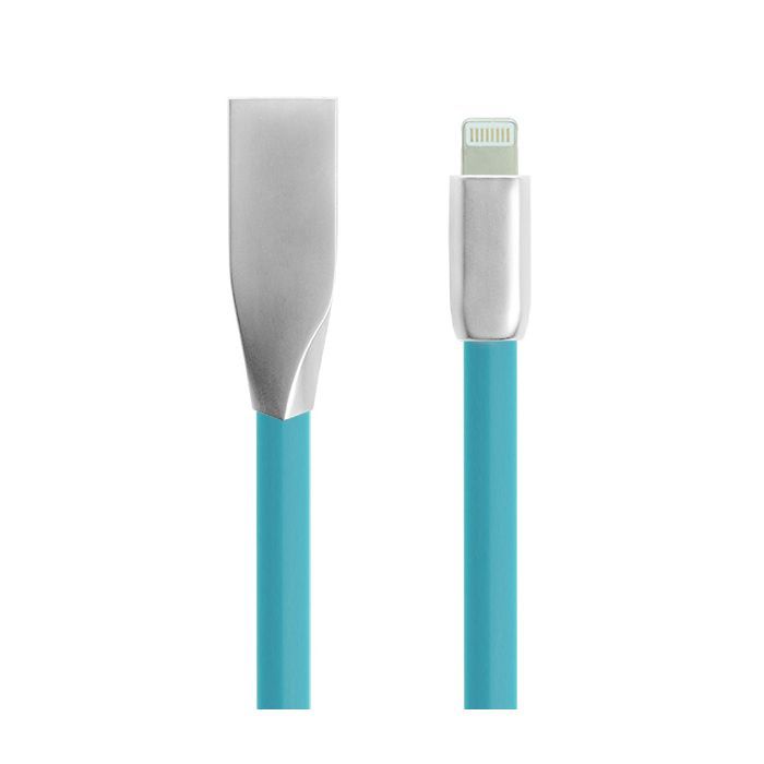 Дата кабель USB 2.0 AM to Lightning 1.0m Knight Seria Blue Gelius (48752)