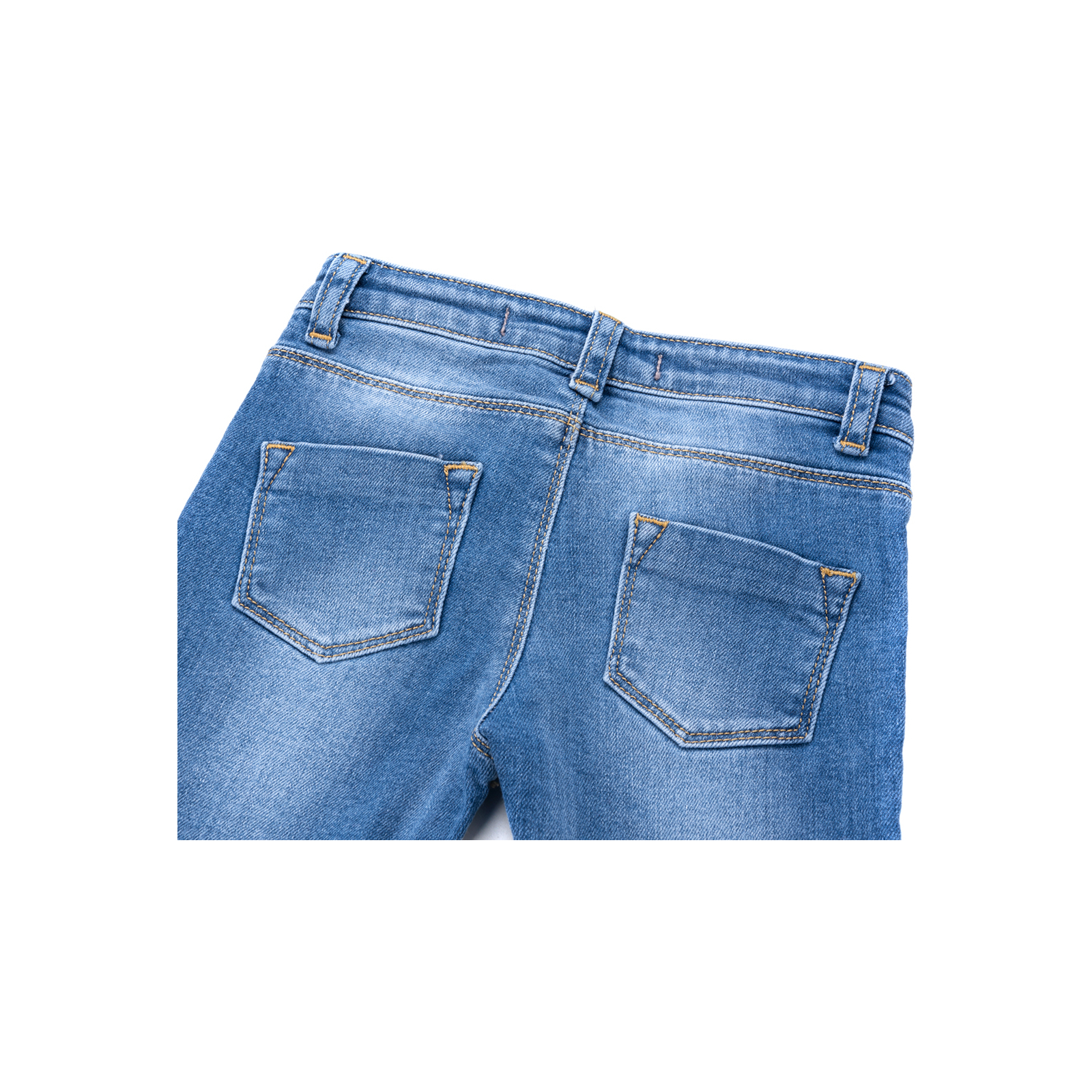 Джинсы Breeze джинсовые с цветочками (OZ-17703-80G-jeans) изображение 5