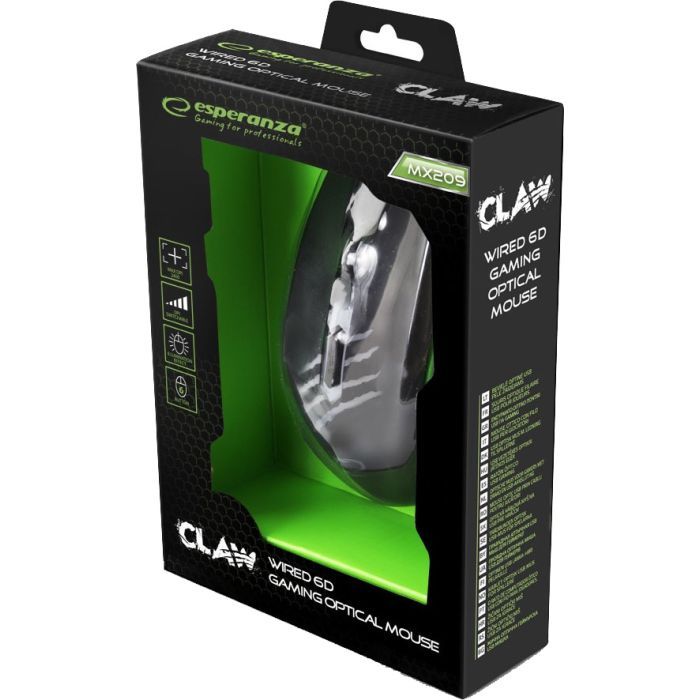 Мышка Esperanza MX209 Claw (EGM209G) изображение 5