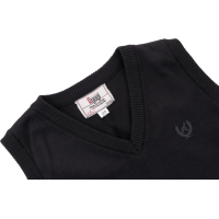 Жилет детский Breeze вязаная без рукавов (17034-140B-black) изображение 3