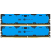 Модуль памяти для компьютера DDR4 16GB (2x8GB) 2400 MHz Iridium Blue Goodram (IR-B2400D464L15S/16GDC)