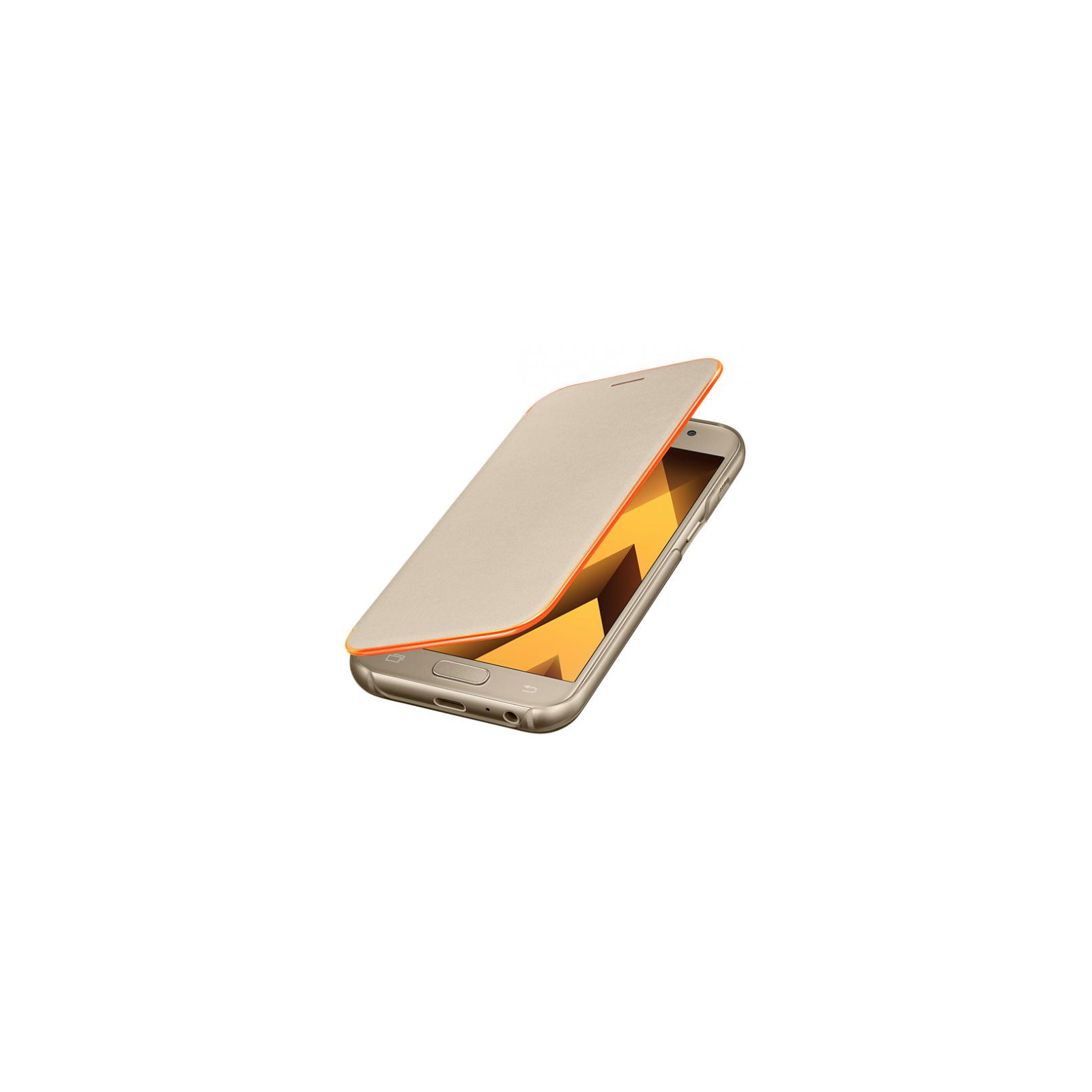 Чехол для мобильного телефона Samsung для A320 - Neon Flip Cover (Gold) (EF-FA320PFEGRU) изображение 3