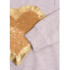 Кофта Breeze с сердцем из пайеток (9972-116G-beige) изображение 5