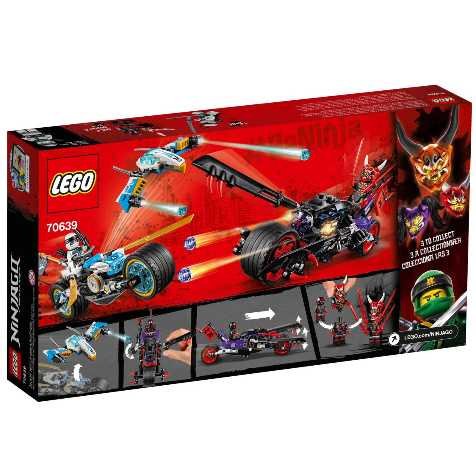 にしごや ᐈ Купить конструктор LEGO Ninjago Уличные гонки Змей (70639) в