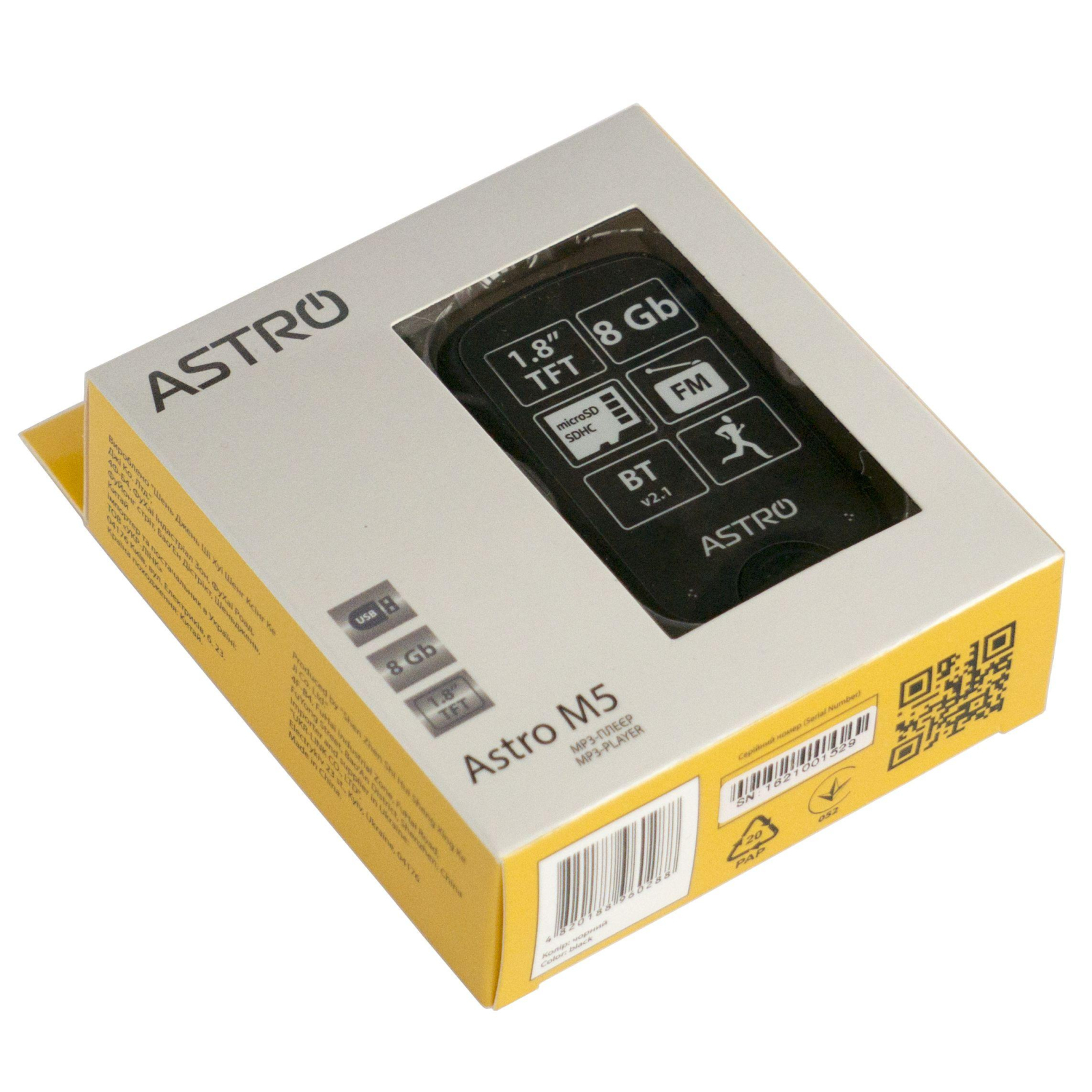 MP3 плеєр Astro M5 Black зображення 4